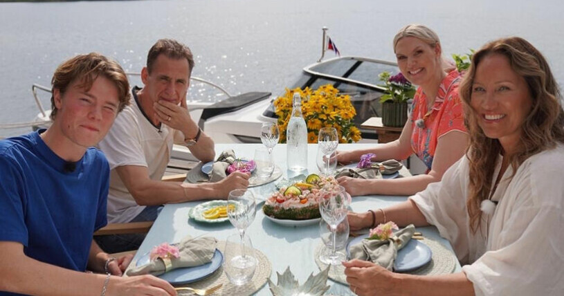 Först ut i säsong nio av Renées brygga! Foto: TV4