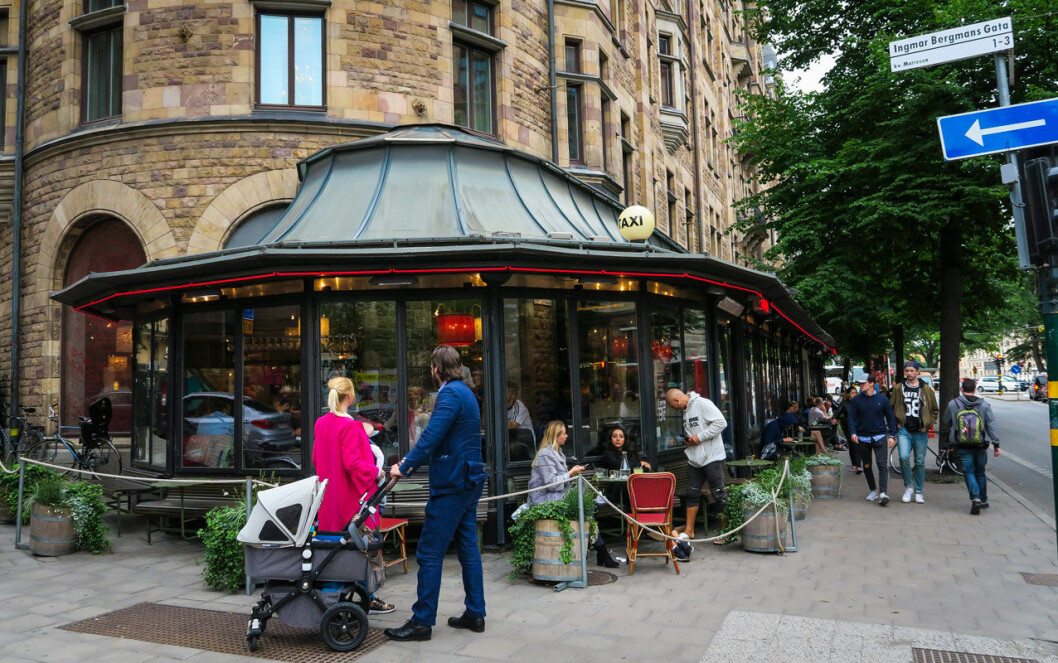 Det blev kungligt ståhej på Riche, som ligger på Birger Jarlsgatan i Stockholm. Stockholmskrogen Riche.