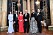 Kungafamiljen är klädd i full gala under Riksdagssupén 2019. 