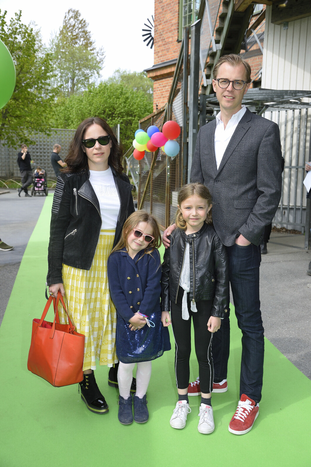 Thomas Ritter med familj. Thomas Ritter med frun Paula och barn