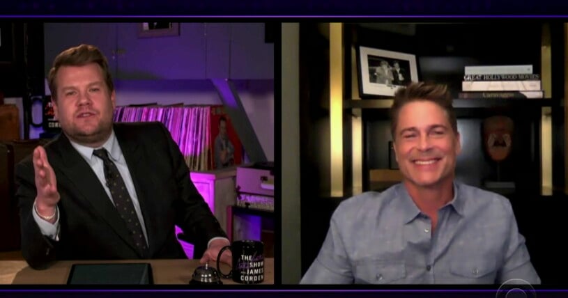 Rob Lowe stal hela showen med sitt avslöjande om prins Harry! Rob Lowe James Corden Late Late Show