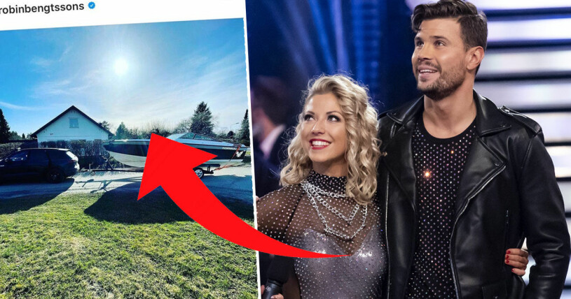 Numera är det villaidyll i Vallentuna som gäller för Robin Bengtsson och Sigrid Bernson.