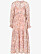 rosa blommig klänning från Ellos Collection
