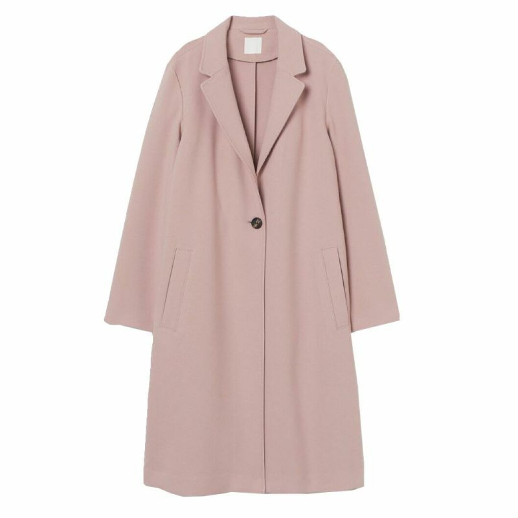 Enkelknäppt kappa från h&M