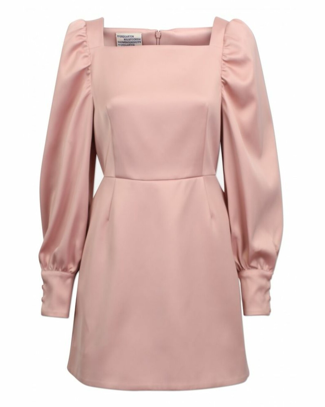 Rosa puffärmsklänning från Wakakuu