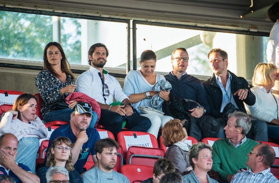 Delar av kungafamiljen på Roxette i Kalmar, år 2015. roxette kungafamiljen