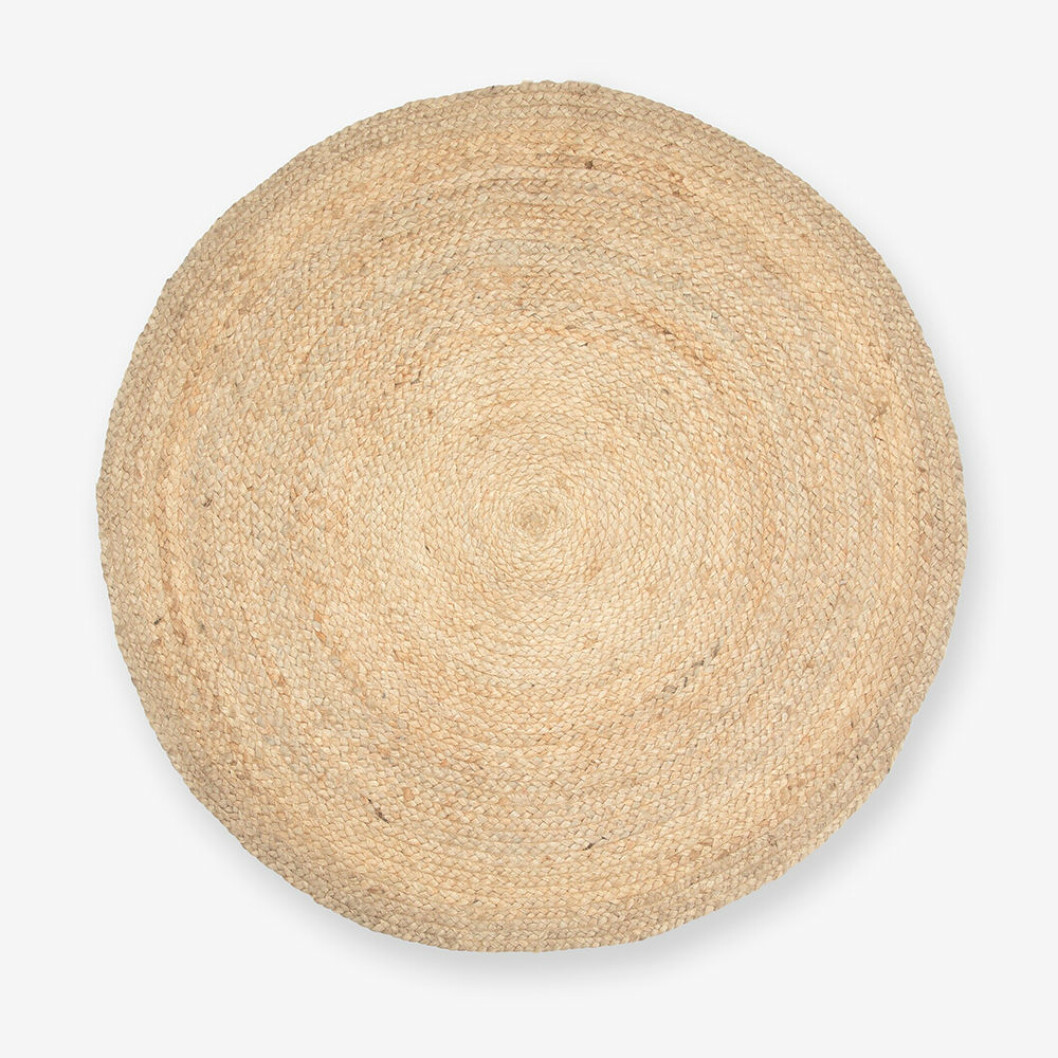rund jutematta från granit