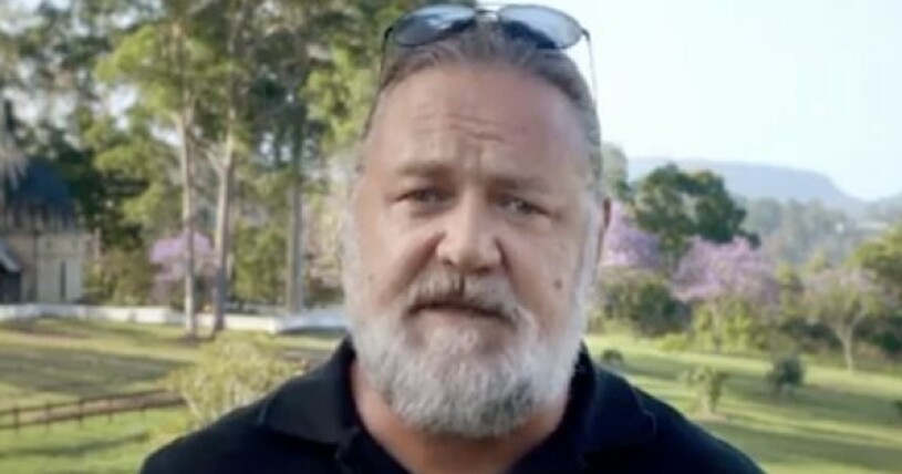 Russell Crowe har förändrats en hel del sedan Gladiator.