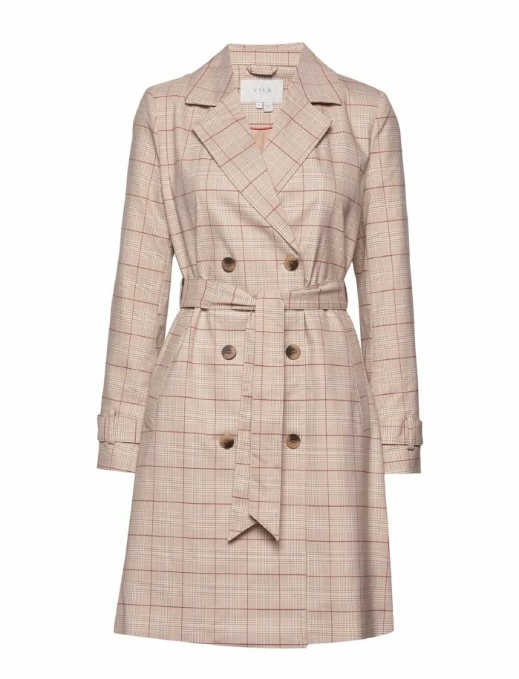 Vårkappa 2020: Rutig trenchcoat för dam