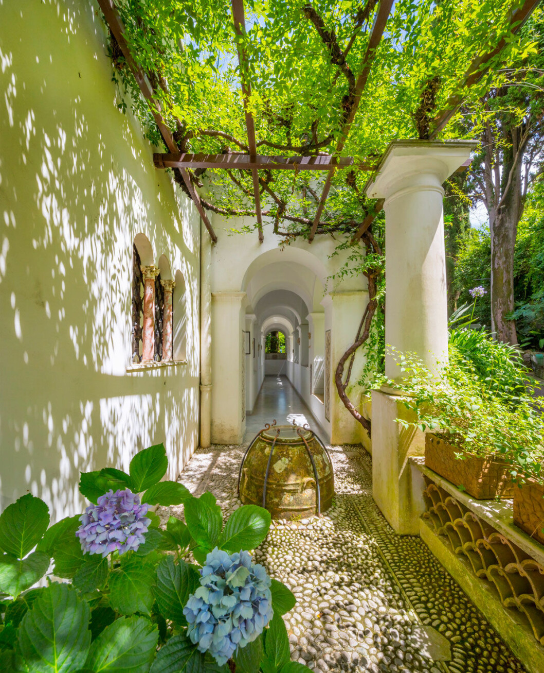 San Michele har en underbar trädgård som vunnit pris, ett måste under besöket på Capri. San Michele har en underbar trädgård som vunnit pris, ett måste under besöket på Capri
