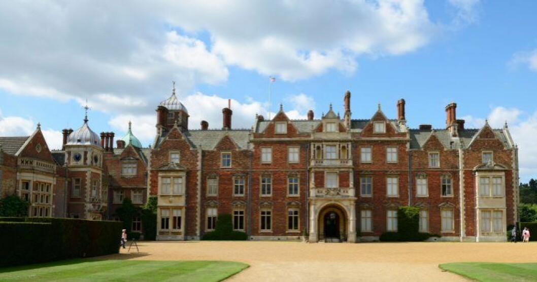 Sandringham, drottningens julslott. Sandringham.
