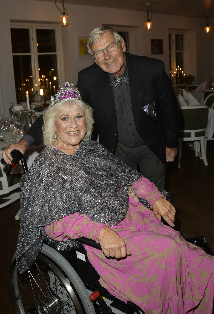 Christina firade sin 85-årsdag, och dessutom 60 år som gift med maken Hans!