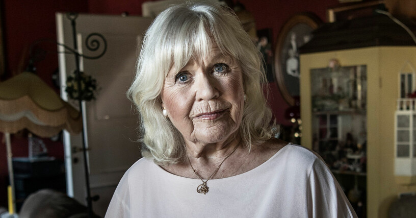 Christina Schollin bär på en dold sjukdom. Christina Schollin