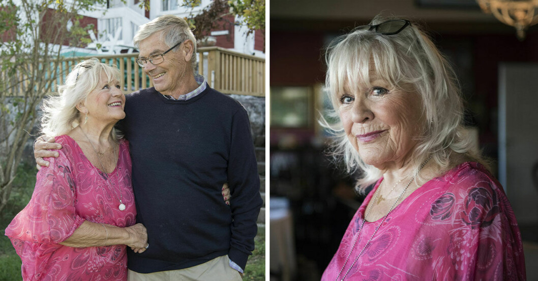Christina Schollins kärlekslycka – efter 65 år med maken Hans Wahlgren