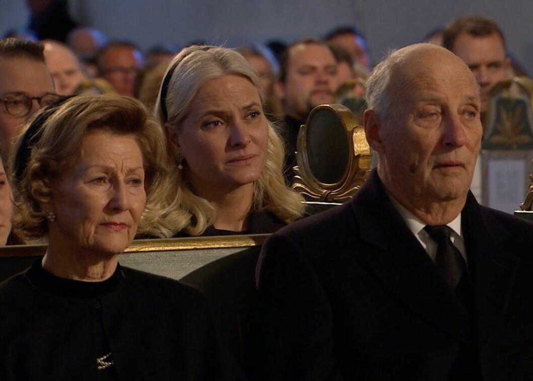 Prins Daniel fällde tårar under Mauds tal. Prins Daniel fällde tårar under Mauds tal.