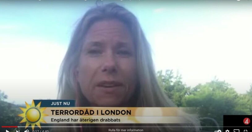 Petra Nordlund McGahan arbetar som utrikeskorrespondent för TV4.