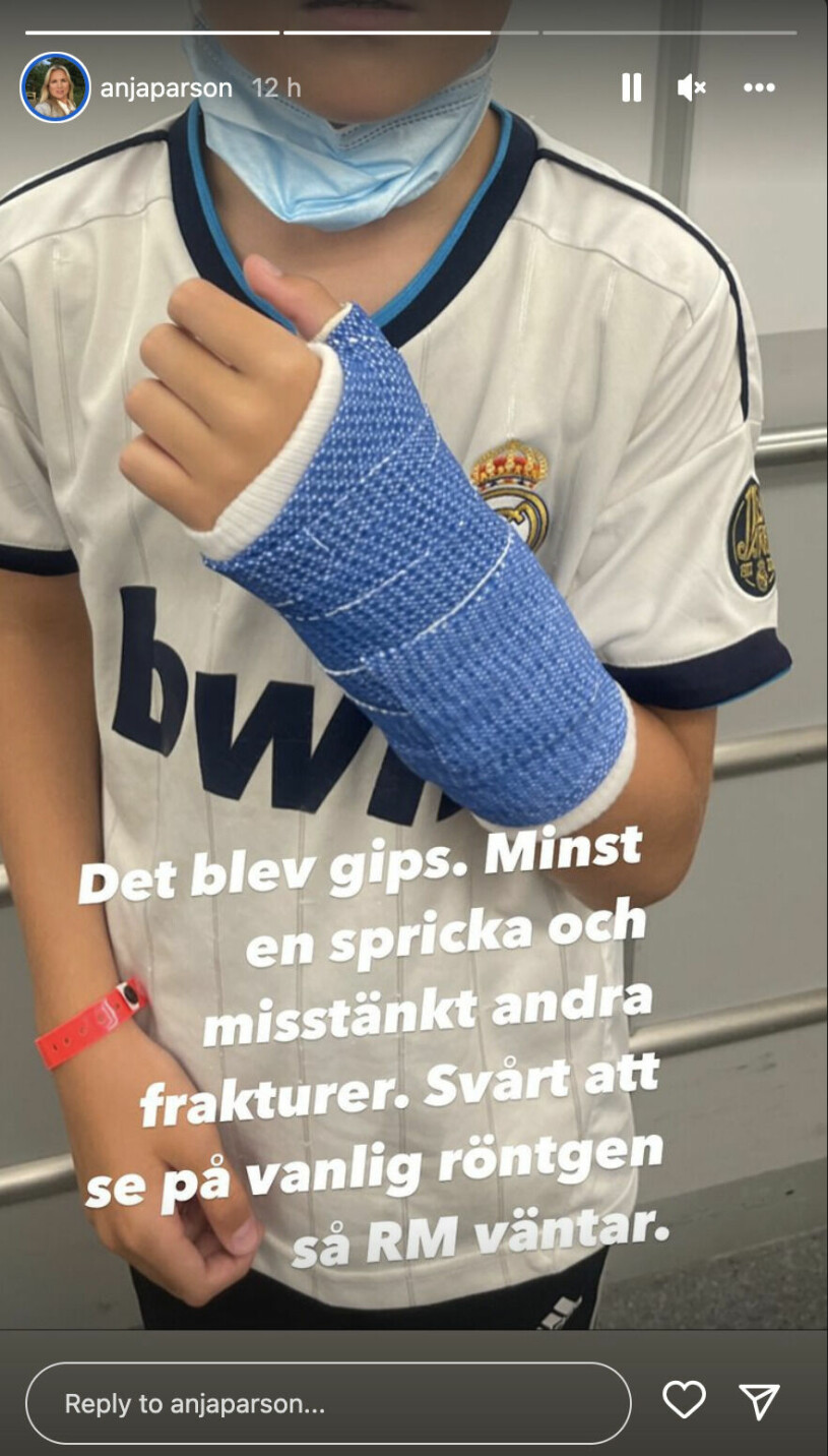 Bild från Anja Pärsons Instagram. Foto: Skärmdump, Instagram Anja Pärson