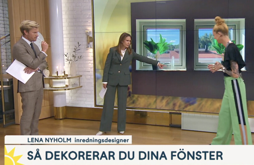Maria såg till att det inte blev några missförstånd om hennes inredning. Nyhetsmorgon