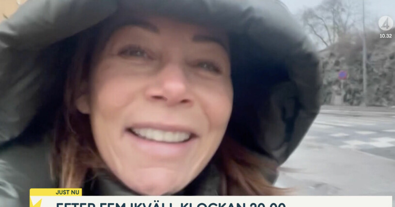 Tilde de Paula var lite sen in till studion – hade missbedömt tiden! Tilde de Paula Eby