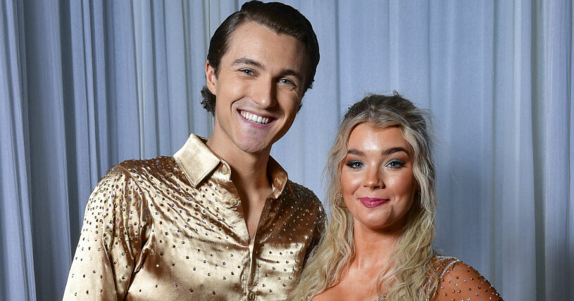 Hugo Gustafsson och Kristina "Keyyo" Petrushina dansade tillsammans i Let's Dance. Hugo Gustafsson och Kristina "Keyyo" Petrushina i Let's Dance