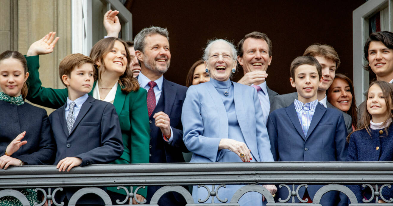 Drottning Margrethe firar vilt