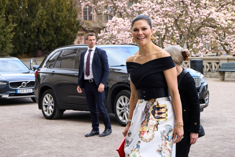 Underbara Victoria, alltid lika tjusig! Kronprinsessan Victoria anländer till Lunds universitet inför prisceremonin för Crafoordpriset