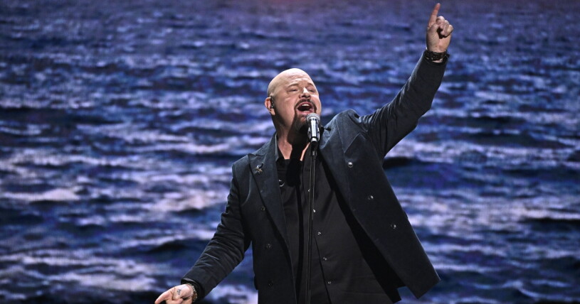 Anders hyllade hustrun på scen! Anders Bagge Melodifestivalen