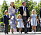 Prinsessan Madeleine och Chris O’Neill med sina barn Nicolas, Adrienne och Leonore