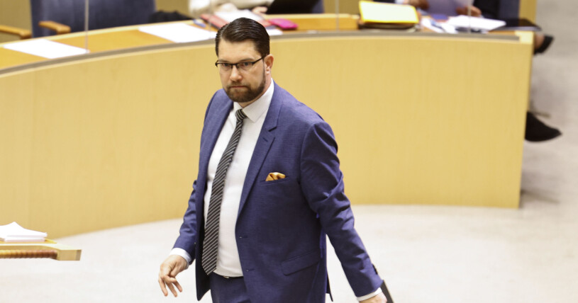 Sverigedemokraternas partiledare Jimmie Åkesson