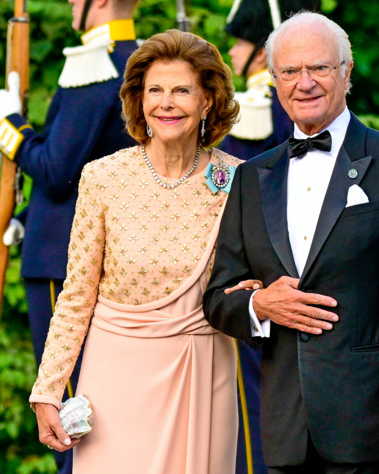 Värdparet Kungen och drottning Silvia