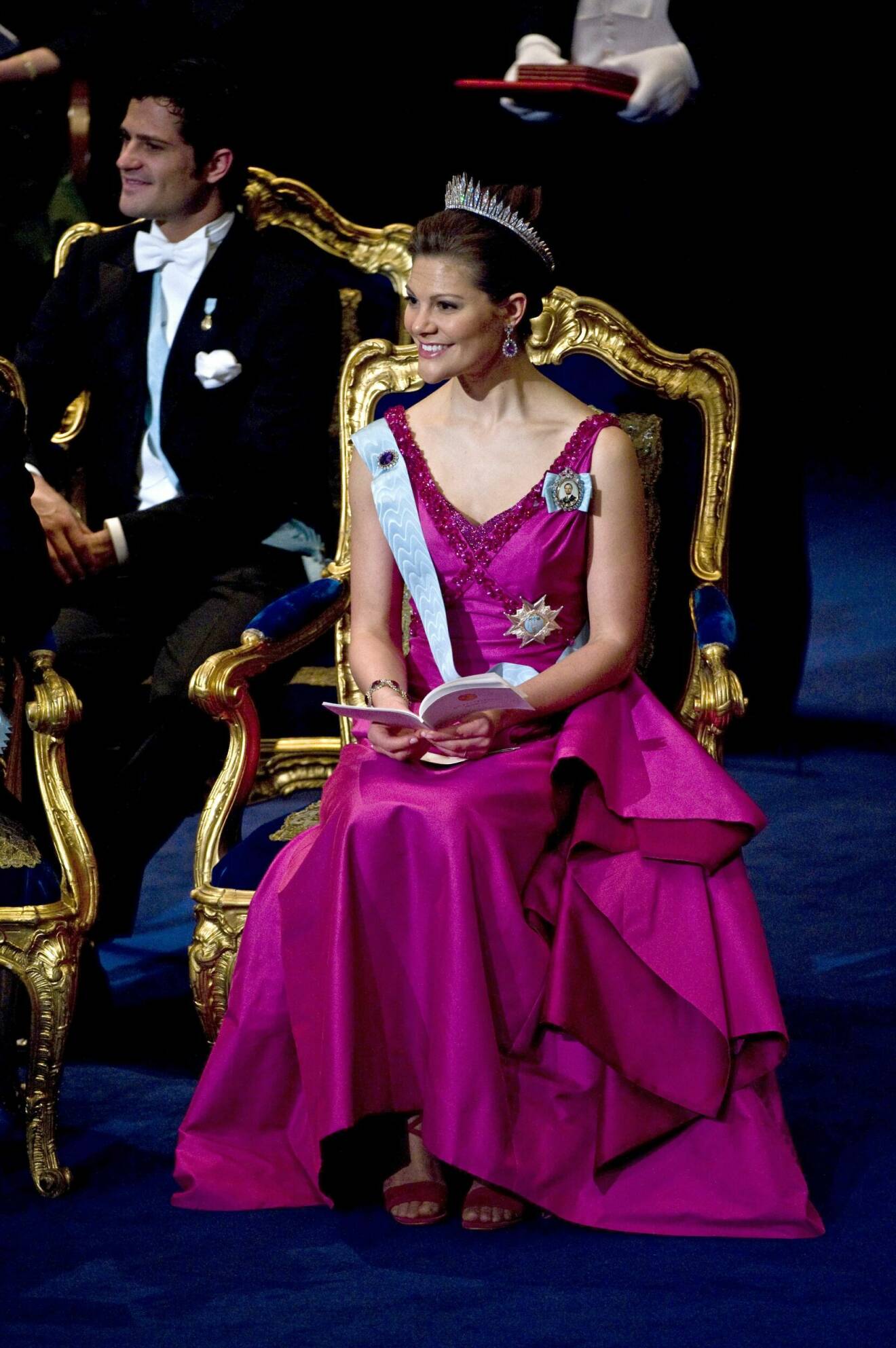 Kronprinsessan Victorias Nobelklänning 2008