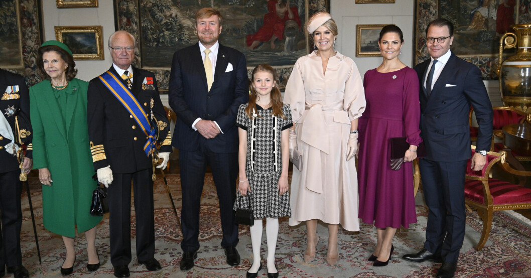 En fashionabel liten prinsessa! Kungaparet, nederländska kungaparet, prinsessan Estelle