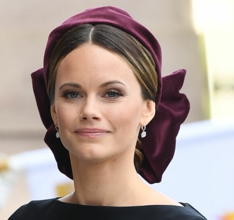 Prinsessan Sofia vågade sig på vinrött – det blev en snackis! Prinsessan Sofia på riksmötet med vinröd sammetsrosett i håret
