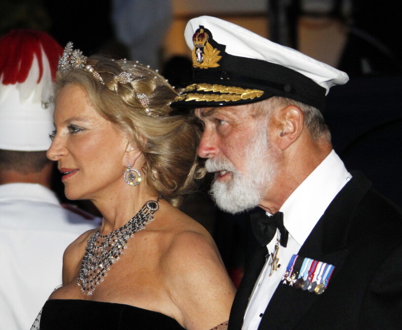 Prins Michael av Kent med sin fru, prinsessan Marie-Christine. Prins Michael av Kent och hans fru prinsessan Marie Christine av Kent