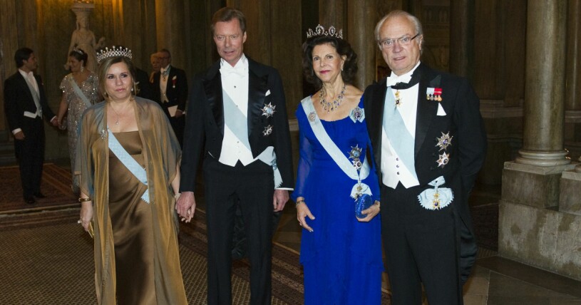 Storhertigparet på Nobelbanketten 2011.