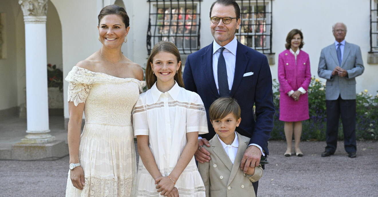 Kronprinsessan Victoria med familj