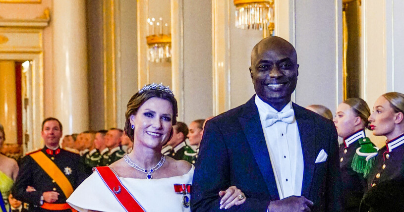 Prinsessan Märtha Louise med fästmannen Durek Verrett. Märtha Louise och Durek Verrett