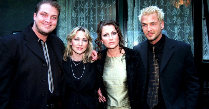 Ace of Base 1998,. Fr. v: Jonas Berggren, Malin Berggren, Jenny Berggren och Ulf Ekberg.