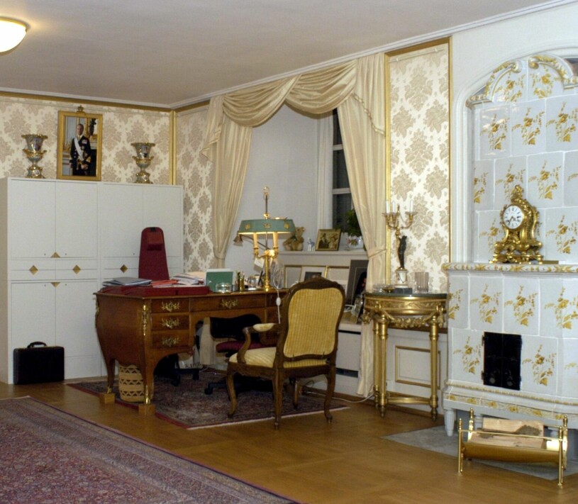 Drottning Silvias kontor på Stockholms slott