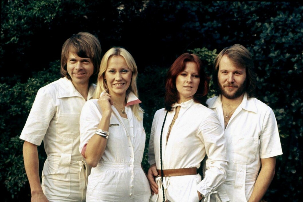 Abba tillsammans på den gamla goda tiden. Abba tillsammans på den gamla goda tiden.