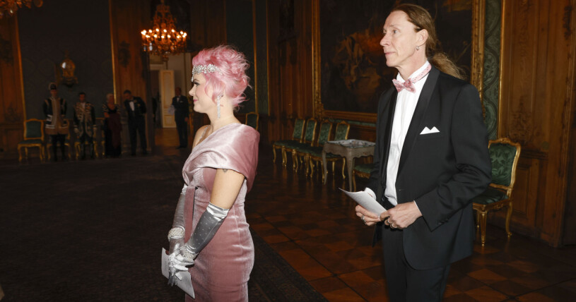 Debut som kärlekspar på kungens middag! Melinda Jacobs och E-Type