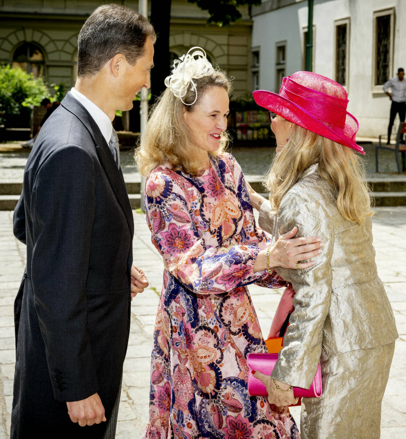 Prinsessan Sophie av Liechtenstein på prins Johann-Wenzel av Liechtenstein och prinsessan Felicitas bröllop