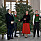 Kronprinsessan Victoria och prins Daniel tar emot julgranar på Kungliga slottet 2022