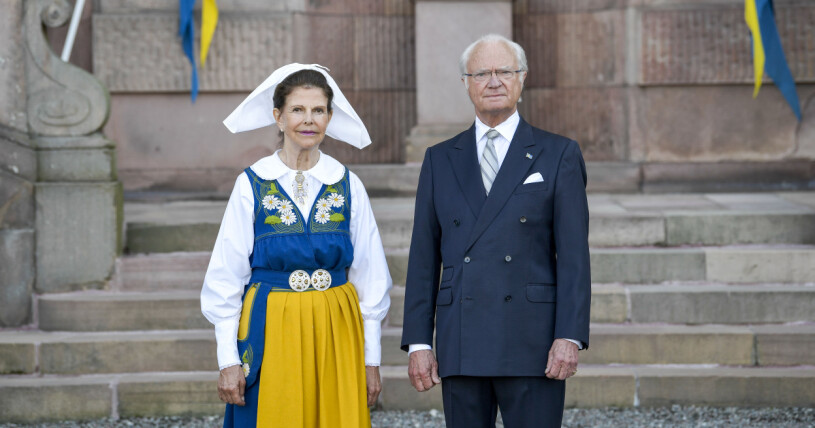 Drottning Silvia vid kungens sida innan det vackra talet. Foto: Drottning Silvia och kung Carl Gustaf