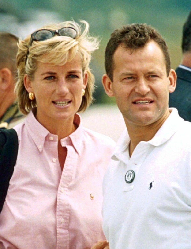 Diana och Paul Burrell, Foto: TT Diana, Paul Burrell