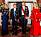 Frankrikes presidentpar Emmanuel och Brigitte Macron med Hollands kungapar Willem-Alexander och Máxima