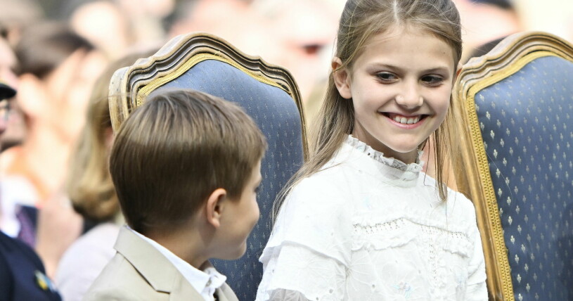 Oscar kommer nu gå på samma skola som storasyster Estelle!