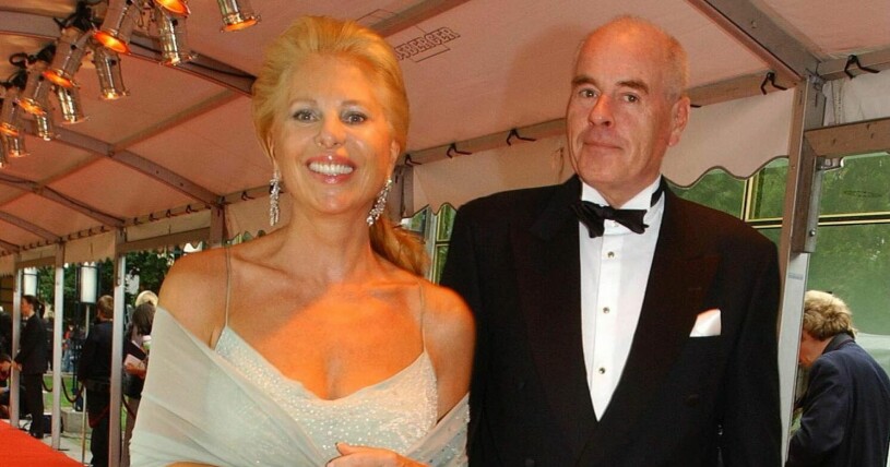 Eva O'Neill och dåvarande partnern Wolfgang Seybold, 2004. Eva O'Neill poserar bredvid dåvarande partnern Wolfgang Seybold