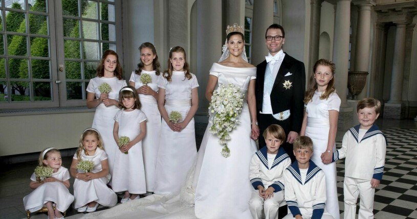 Catharina Amalia var en av brudnäbbarna på Victorias och Daniels bröllop 2010. Catharina Amalia var en av brudnäbbarna på Victorias och Daniels bröllop 2010