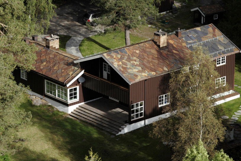 Prinsessan Märtha Louises hem strax utanför Oslo. Prinsessan Märtha Louises hus i Lommedalen